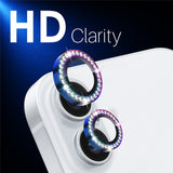 NORTHJO iPhone 16 / 16 Plus Camera Lens Protector - Decorative Stones - Multi
