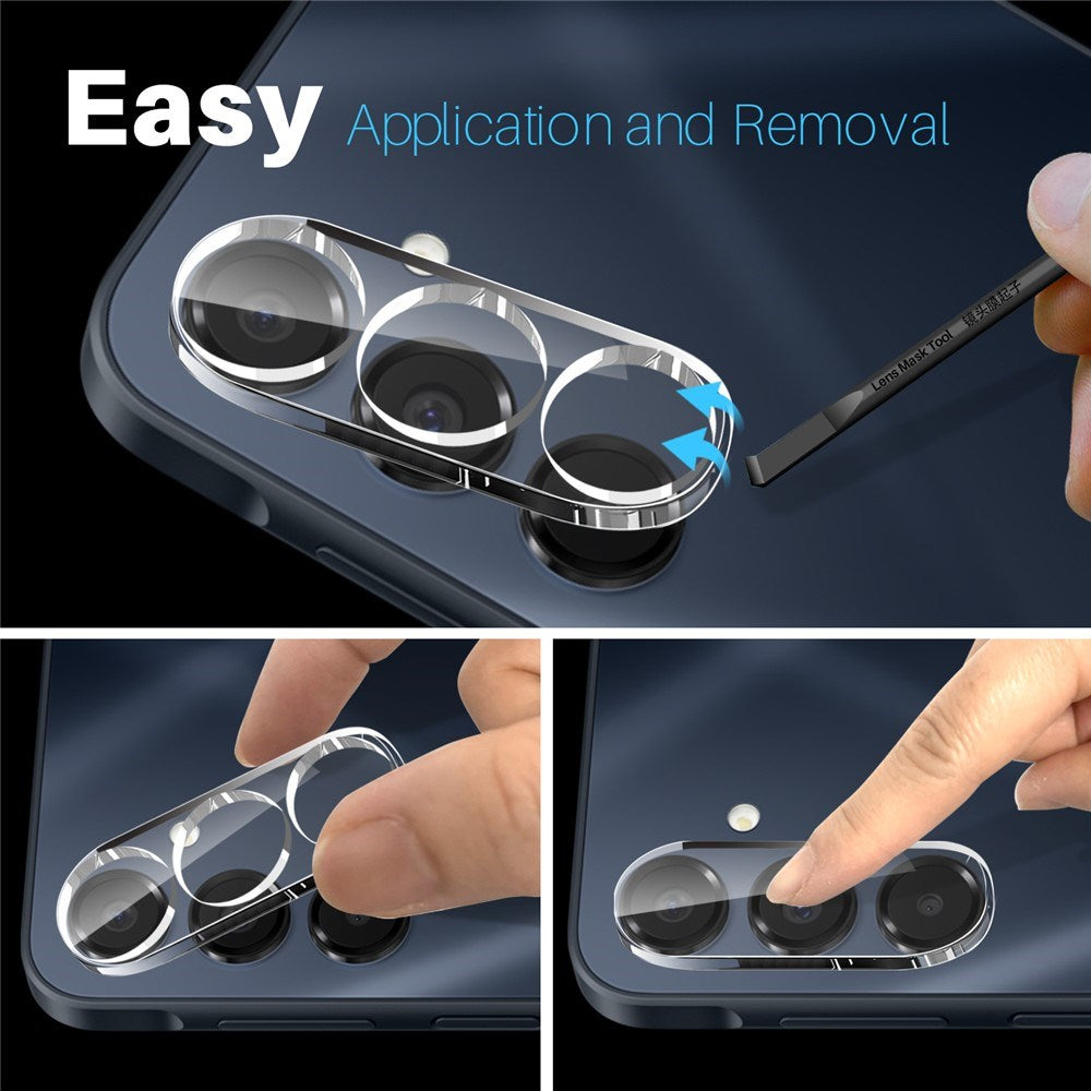 NORTHJO Samsung Galaxy A16 (4G/5G) Tempered Camera Lens Glass - Transparent