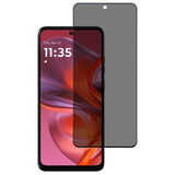 Motorola Moto G15 / G05 Full Fit Tempered Screen Protector Glass - Privacy Function - Transparent