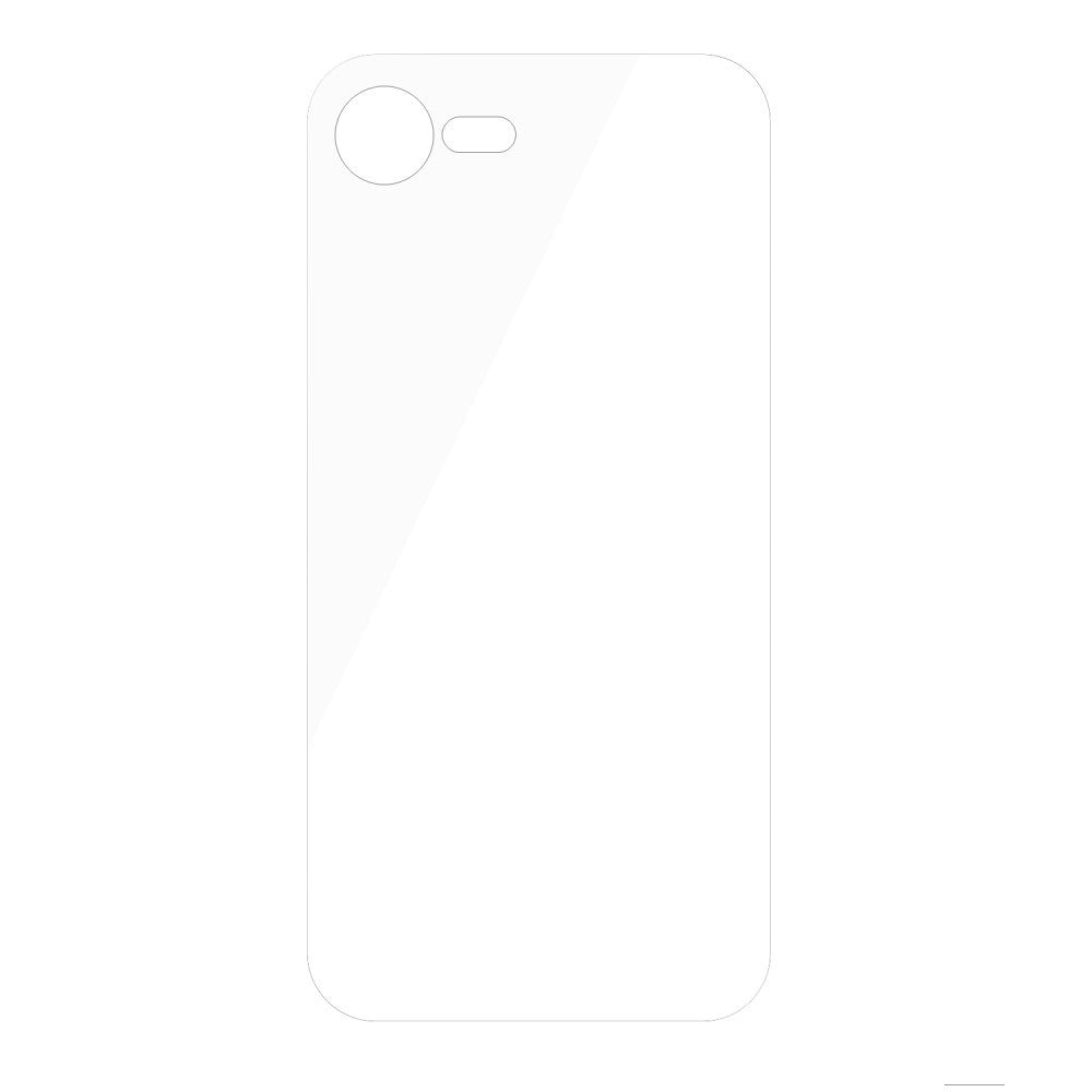 iPhone 16e Tempered Glass Back Side Protector - Transparent