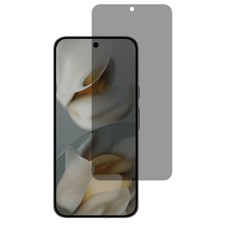 Google Pixel 10 Pro XL Full Fit Tempered Screen Protector Glass - Privacy Function - Transparent