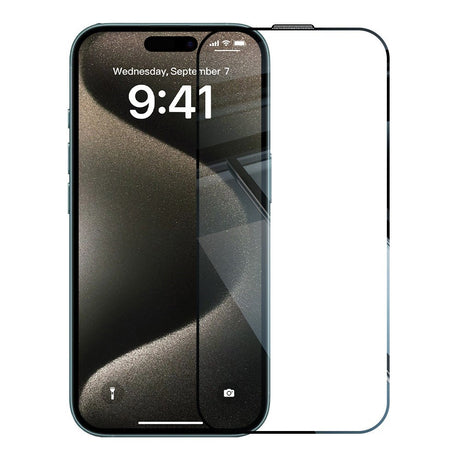 iPhone 15 Pro RURIHAI 2-in-1 Protection Set with Flexible Plastic Case & Screen Protector Glass - Transparent