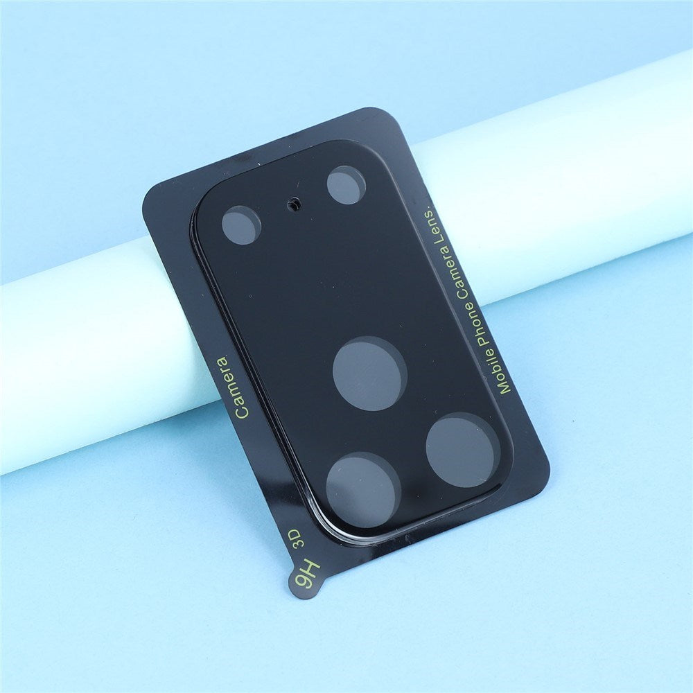 iPhone 17 Pro Max Tempered Camera Lens Protection Glass - Black