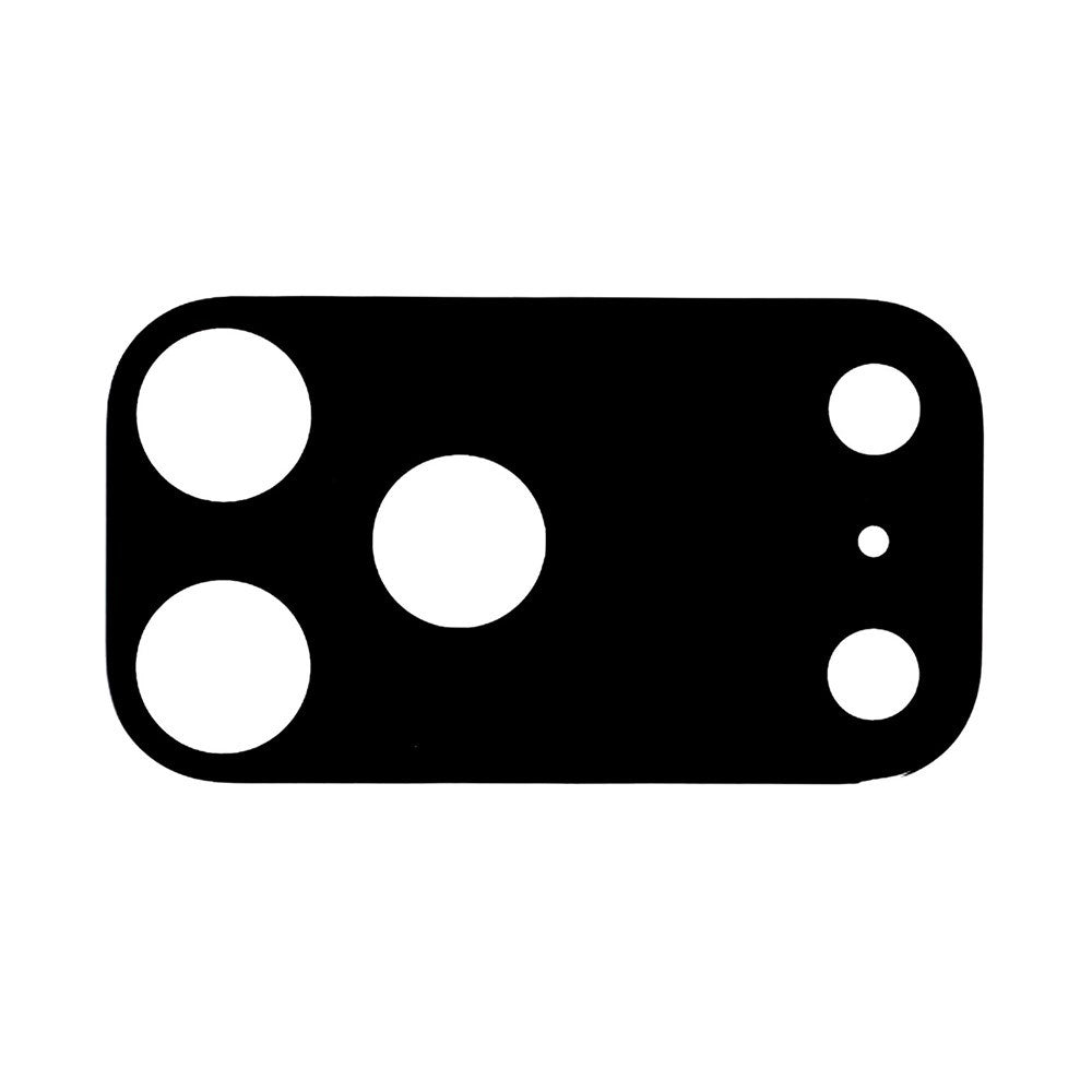 iPhone 17 Pro Tempered Camera Lens Protection Glass - Black