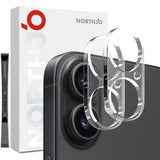 NORTHJO iPhone 17 Tempered Camera Lens Glass - Transparent - 2 Pcs.
