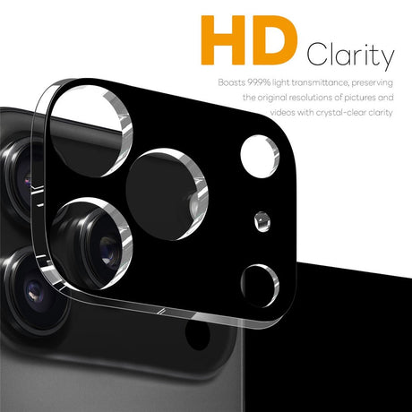 NORTHJO iPhone 17 Pro Tempered Camera Lens Glass - Black - 2 Pcs.