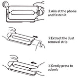 iPhone 12 RURIHAI 2-in-1 Protection Set with Flexible Plastic Case & Screen Protector Glass - Transparent