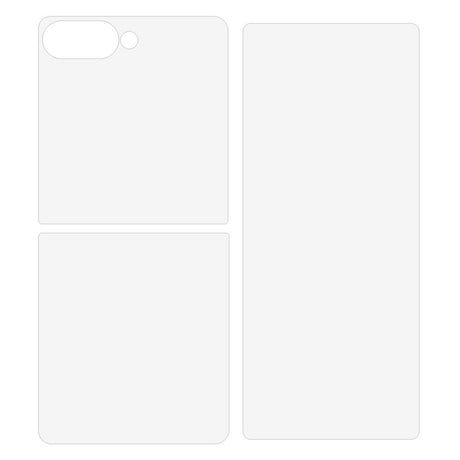 Samsung Galaxy Z Flip7 Screen Protector Set - Film - Transparent