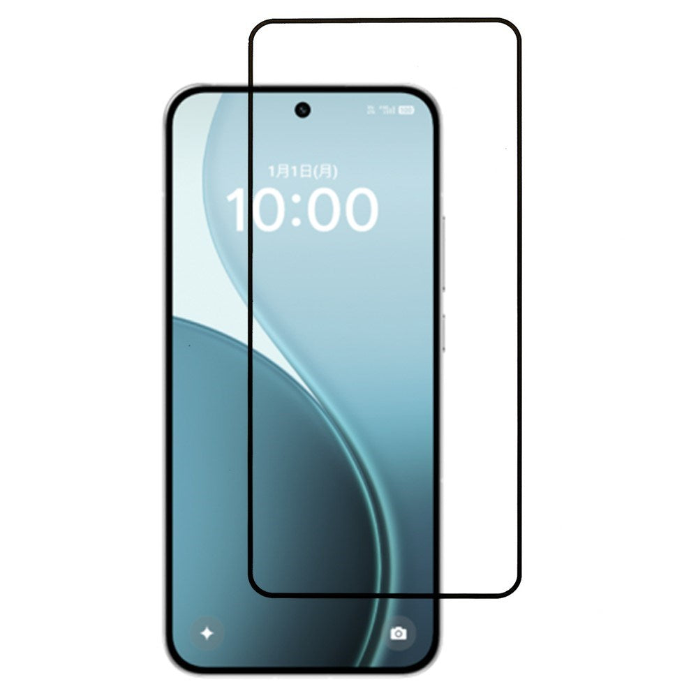 Oppo Reno14 (5G) Screen Protector Glass - Transparent / Black Edge