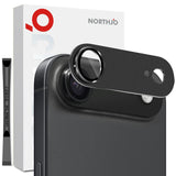NORTHJO iPhone Air Camera Lens Protector - Matte Metal & Glass - Black