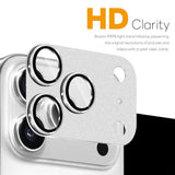NORTHJO iPhone 17 Pro Camera Lens Protector - Matte Metal & Glass - Silver