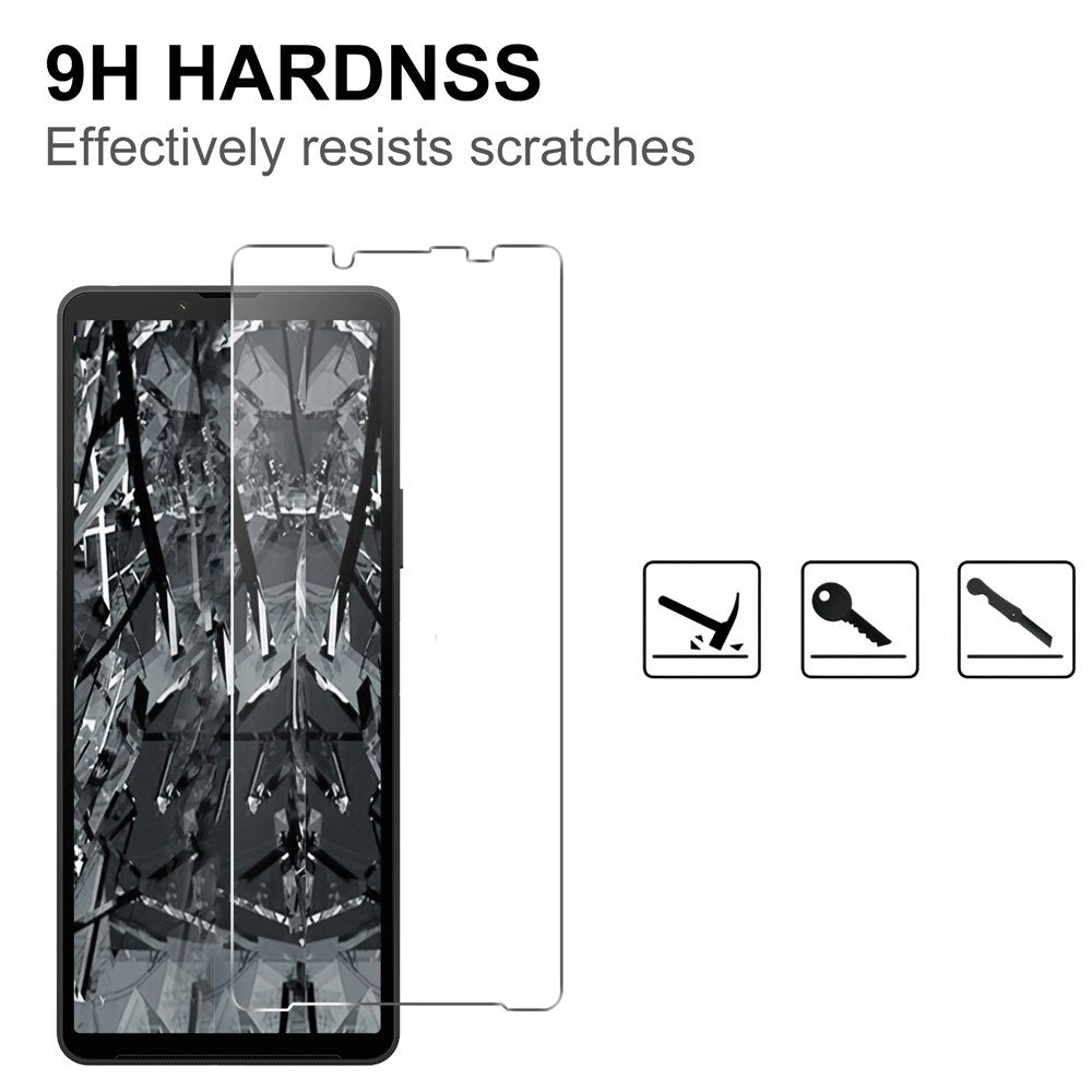 Sony Xperia 10 VIII / 10 VII 2.5D Tempered Glass Screen Protector - Transparent