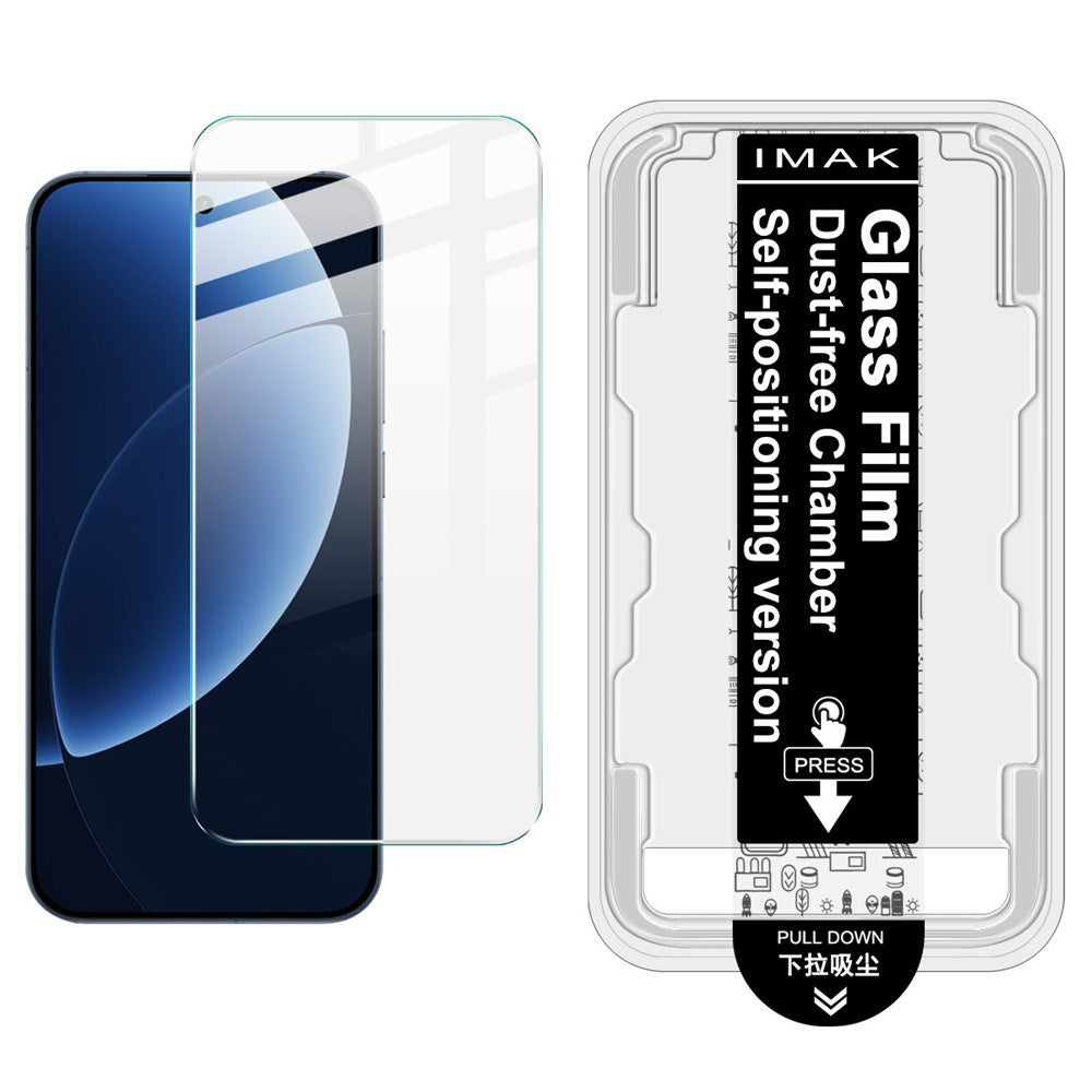 Realme GT 8 Pro IMAK Tempered Screen Protector Glass with Installation Frame - Transparent