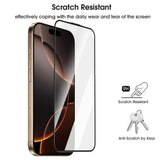 iPhone 18 Pro Max / 17 Pro Max Tempered Glass Screen Protector with Installation Frame - Transparent