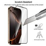 iPhone 18 Pro / 17 Pro Tempered Glass Screen Protector with Installation Frame - Transparent