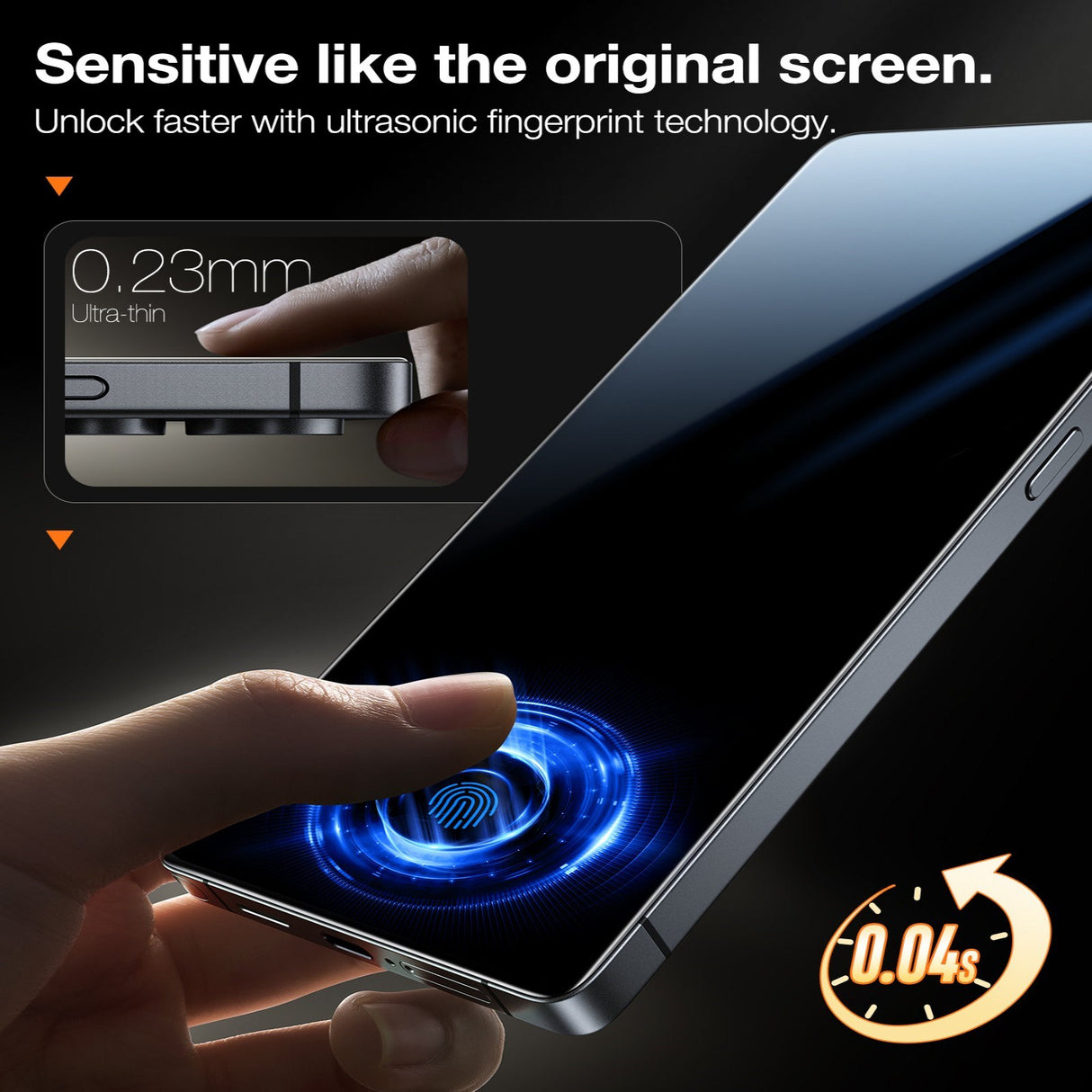 Samsung Galaxy S26 Ultra TORRAS Glassgo Tempered Screen Protector Glass with Installation Frame – Transparent