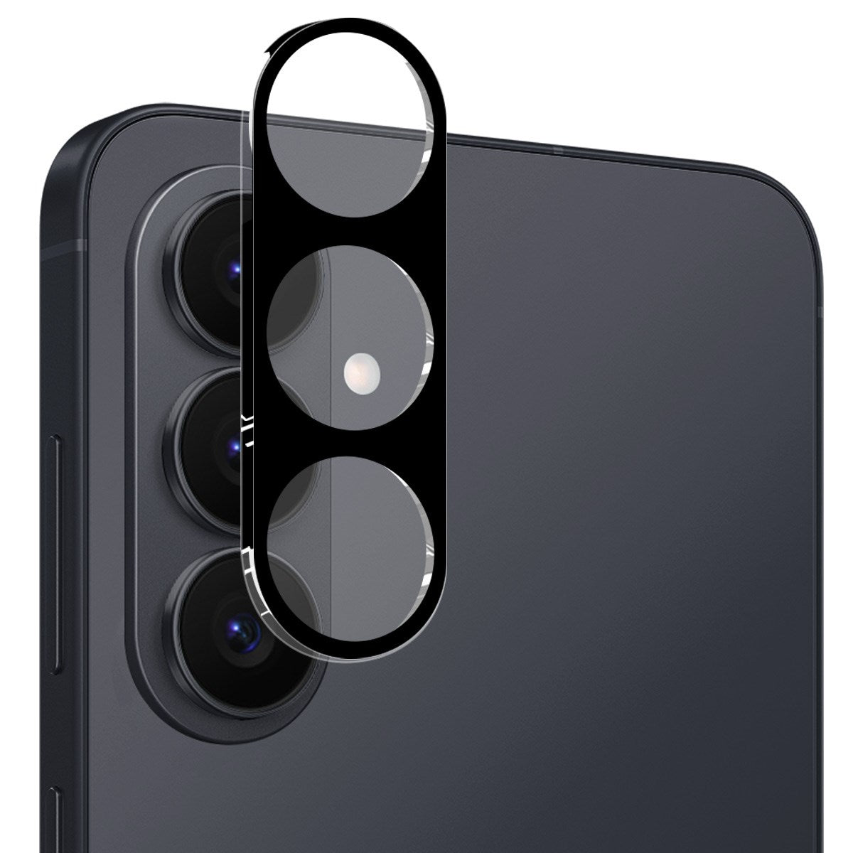 Samsung Galaxy S26+ (Plus) ENKAY Tempered Camera Lens Protection Glass - Black