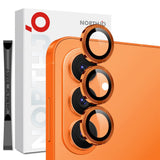 Samsung Galaxy S26 NORTHJO Camera Lens Protection - Metal & Glass - Orange