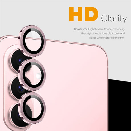 Samsung Galaxy S26 NORTHJO Camera Lens Protection - Metal & Glass - Pink