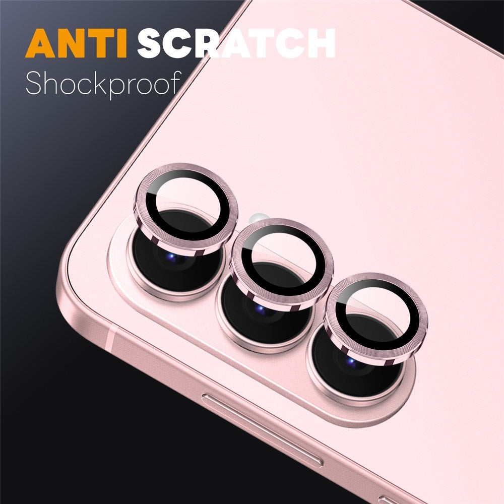Samsung Galaxy S26 NORTHJO Camera Lens Protection - Metal & Glass - Pink