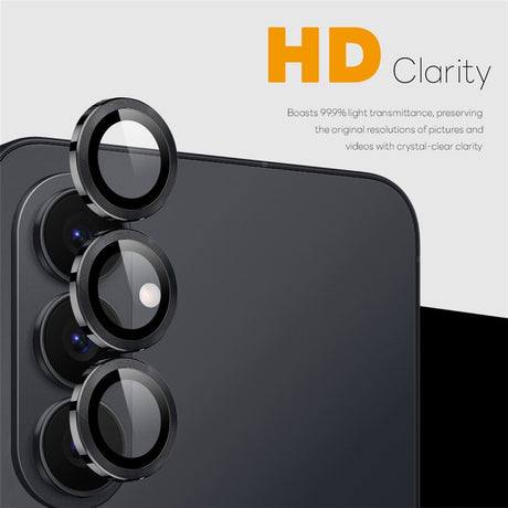 Samsung Galaxy S26 NORTHJO Camera Lens Protection - Metal & Glass - Black
