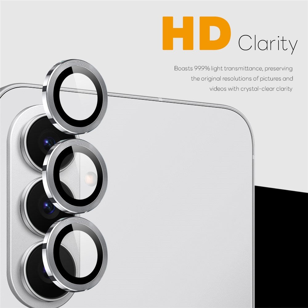 Samsung Galaxy S26 NORTHJO Camera Lens Protection - Metal & Glass - Silver