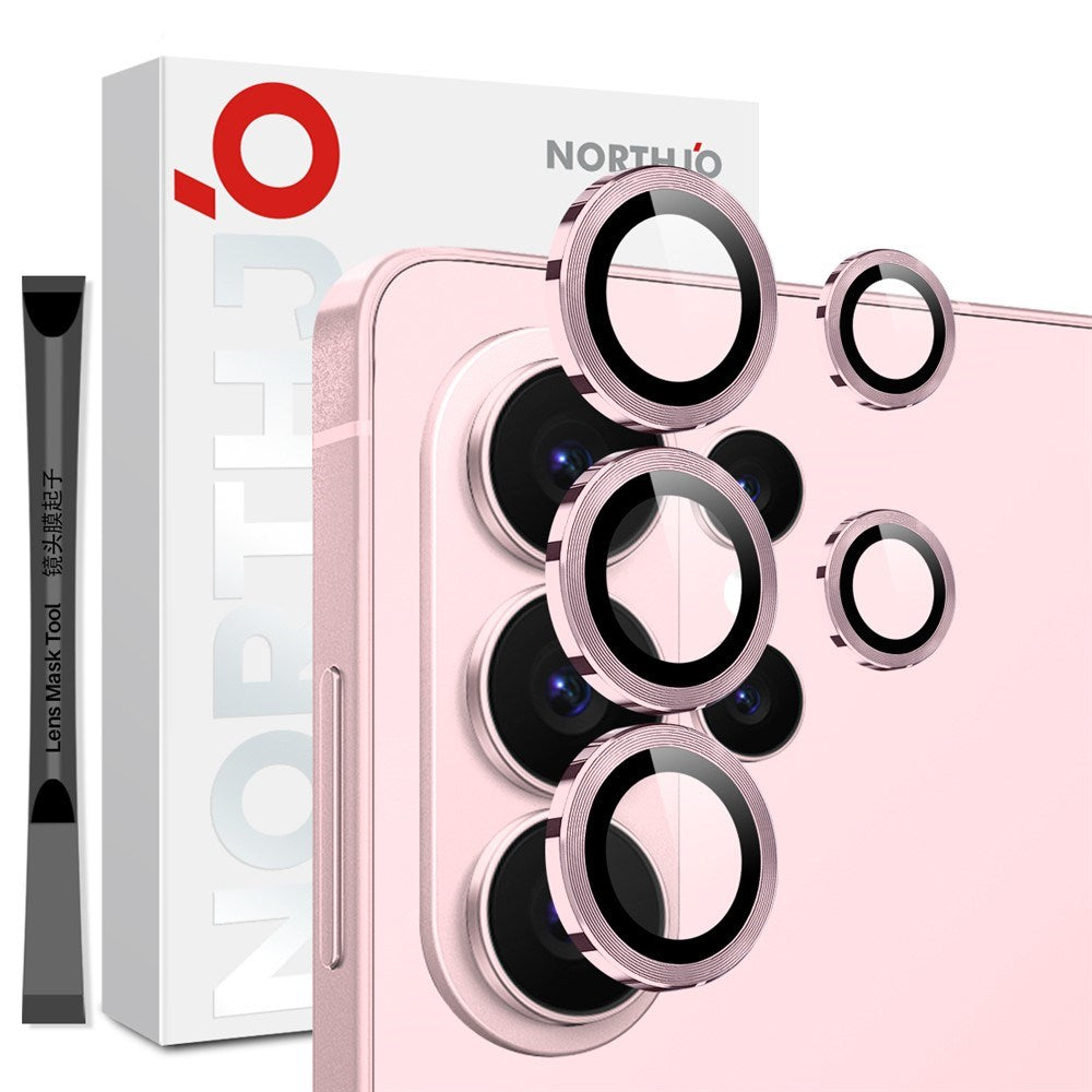 Samsung Galaxy S26 Ultra NORTHJO Camera Lens Protection - Metal & Glass - Pink