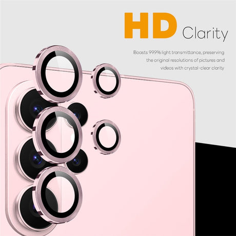 Samsung Galaxy S26 Ultra NORTHJO Camera Lens Protection - Metal & Glass - Pink