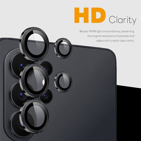 Samsung Galaxy S26 Ultra NORTHJO Camera Lens Protection - Metal & Glass - Black