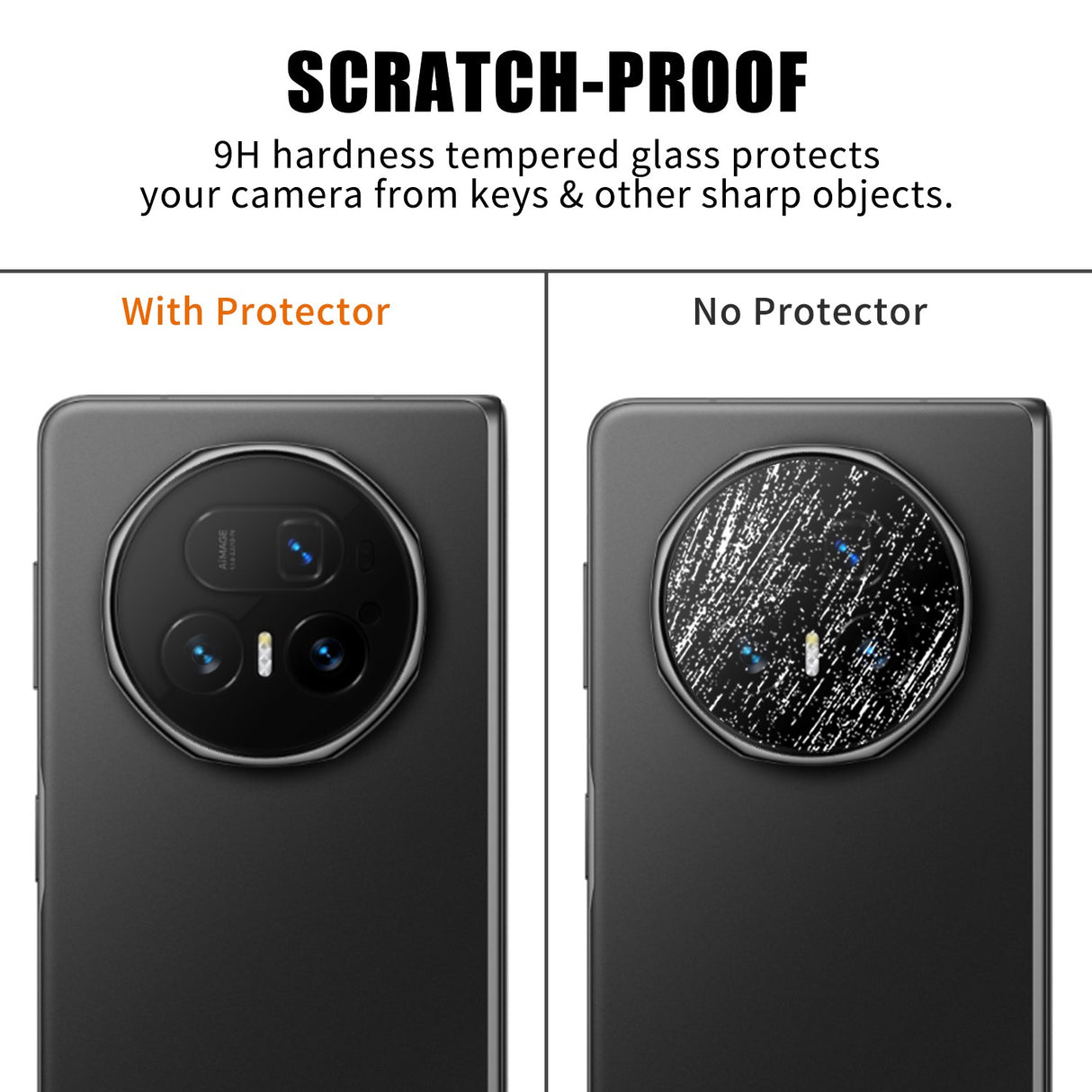 Honor Magic V5 Tempered Camera Lens Protector Glass – Transparent