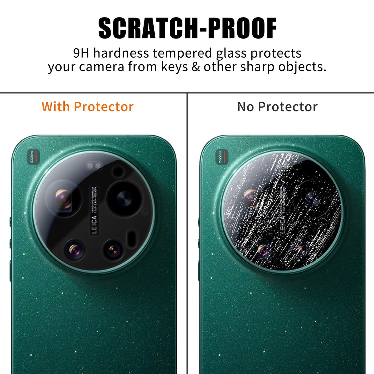 Xiaomi 17 Ultra Tempered Camera Lens Protector Glass - Transparent