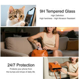 Realme 16 IMAK Tempered Glass Screen Protector - Transparent / Black Edge