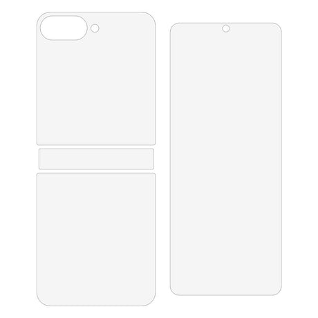 Samsung Galaxy Z Flip8 Screen Protector Set of 4 - Transparent