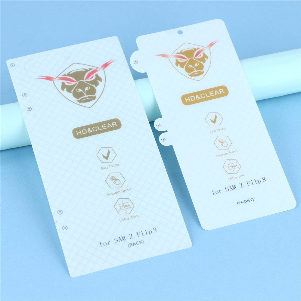 Samsung Galaxy Z Flip8 Screen Protector Set of 4 - Transparent