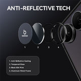 Samsung Galaxy Z Flip8 NORTHJO Camera Lens Protector - Metal & Glass - Black