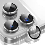 iPhone 18 Pro Camera Lens Protection - Metal & Glass - Silver