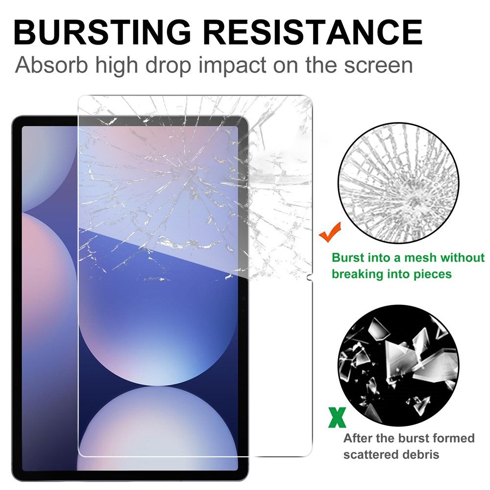 Samsung Galaxy Tab S12 Ultra WANLONFENG Tempered 2.5D Glass - Screen Protection - Transparent