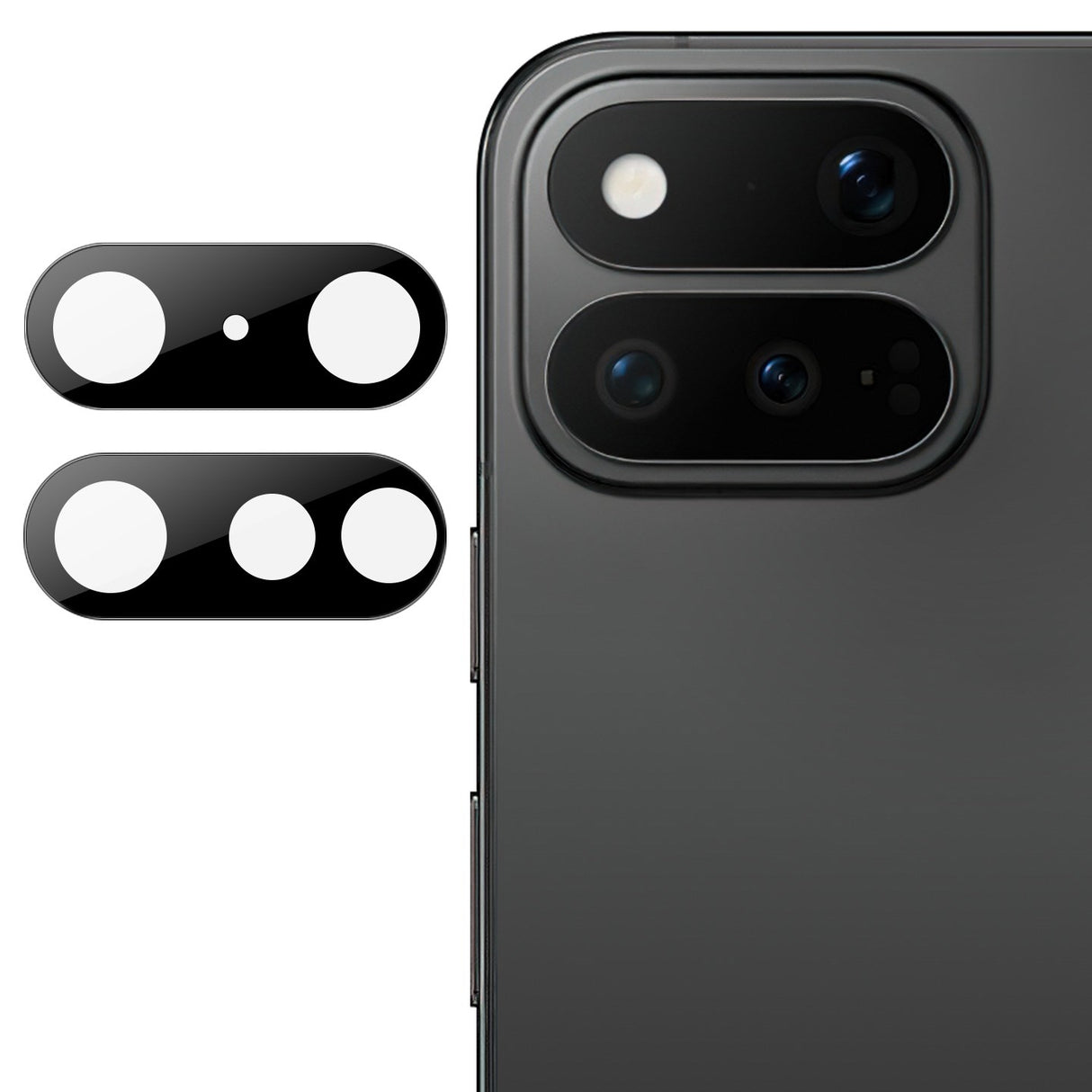 Google Pixel 11 Pro Fold IMAK Tempered Glass Camera Lens Protector - Black