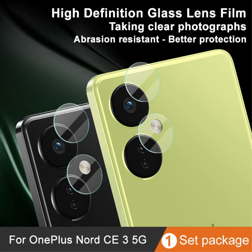 OnePlus Nord CE 3 Lite IMAK Protective Glass for Camera Lens - Transparent