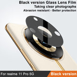 Realme 11 Pro+ (5G) / 11 Pro (5G) IMAK Protective Glass for Camera Lens - Transparent / Black