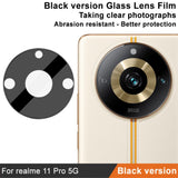 Realme 11 Pro+ (5G) / 11 Pro (5G) IMAK Protective Glass for Camera Lens - Transparent / Black