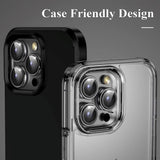 iPhone 15 Pro / 15 Pro Max Camera Lens Protective Glass - Silver