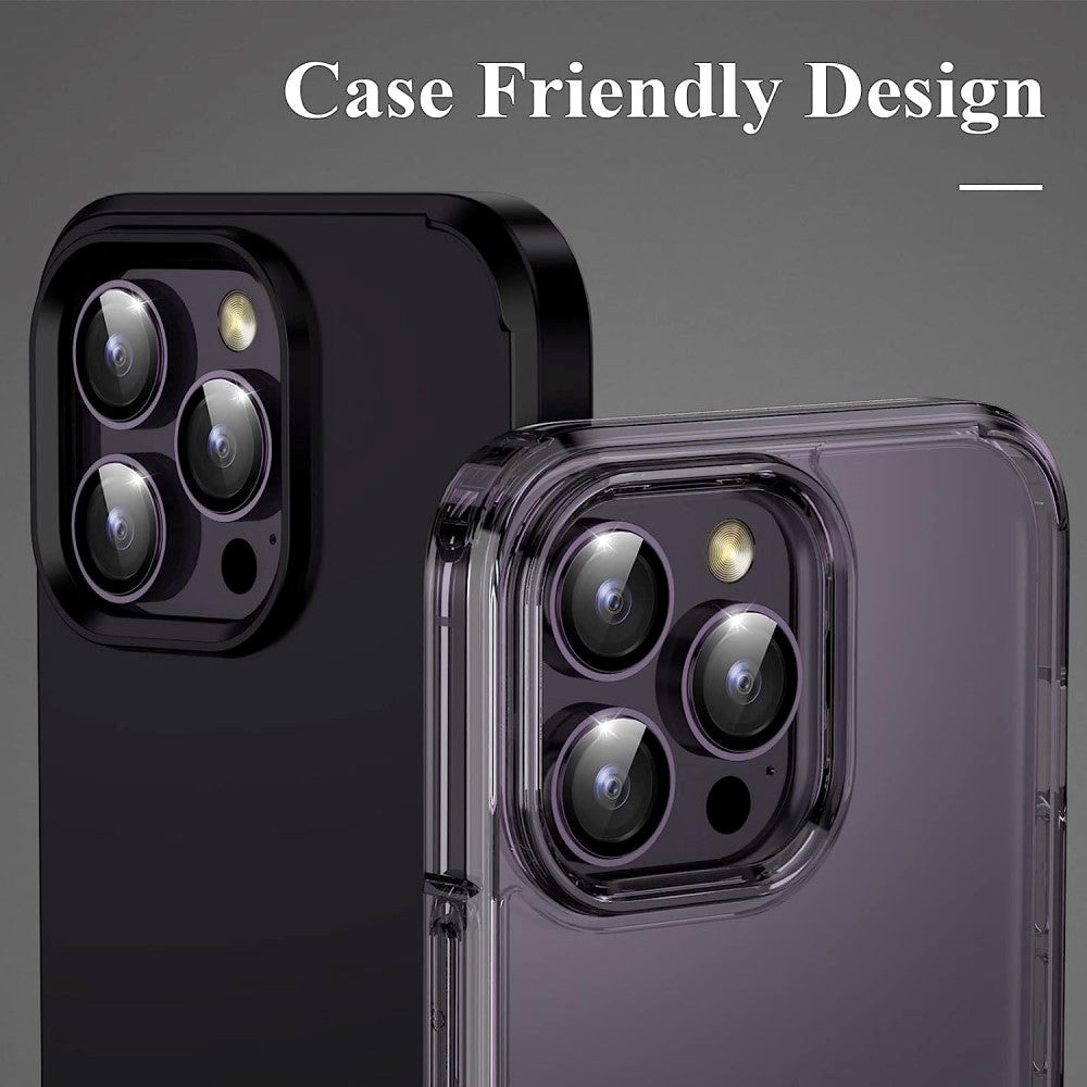 iPhone 15 Pro / 15 Pro Max Camera Lens Protective Glass - Purple