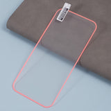 iPhone 15 Pro Max Glass Screen Protector - Luminous Pink Edge