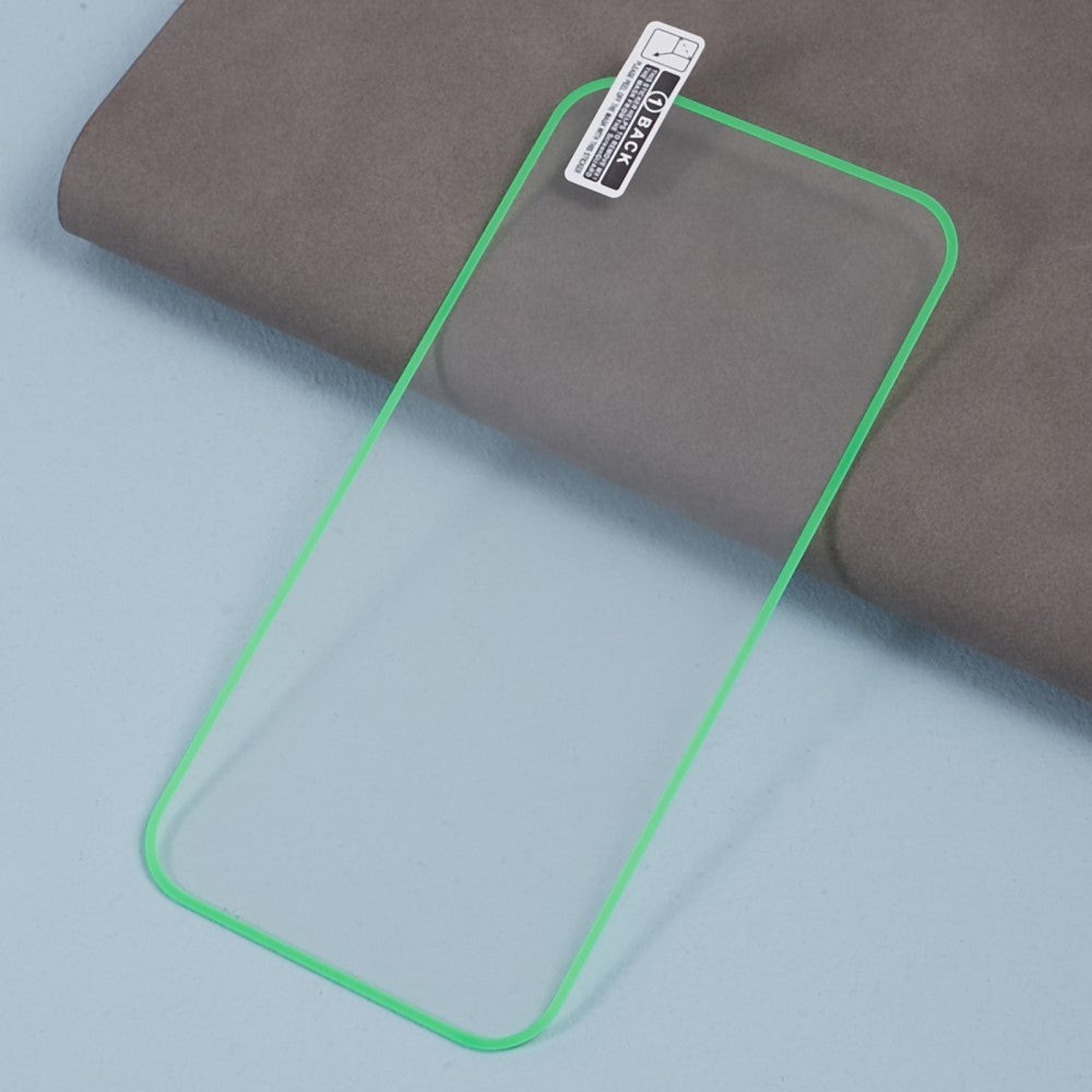 iPhone 14 Pro Glass Screen Protector - Luminous Green Edge