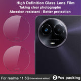 Realme 11 (5G) IMAK Protective Glass for Camera Lens - Transparent