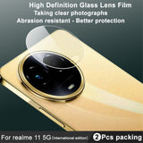 Realme 11 (5G) IMAK Protective Glass for Camera Lens - Transparent