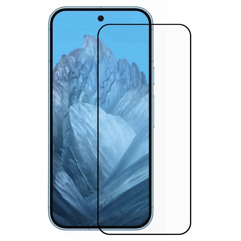 Google Pixel 9 Pro Tempered Glass - Full-Fit Screen Protection - Black Edge