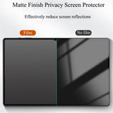 Samsung Galaxy Tab A9 Tempered Glass Screen Protector - Privacy Function - Transparent