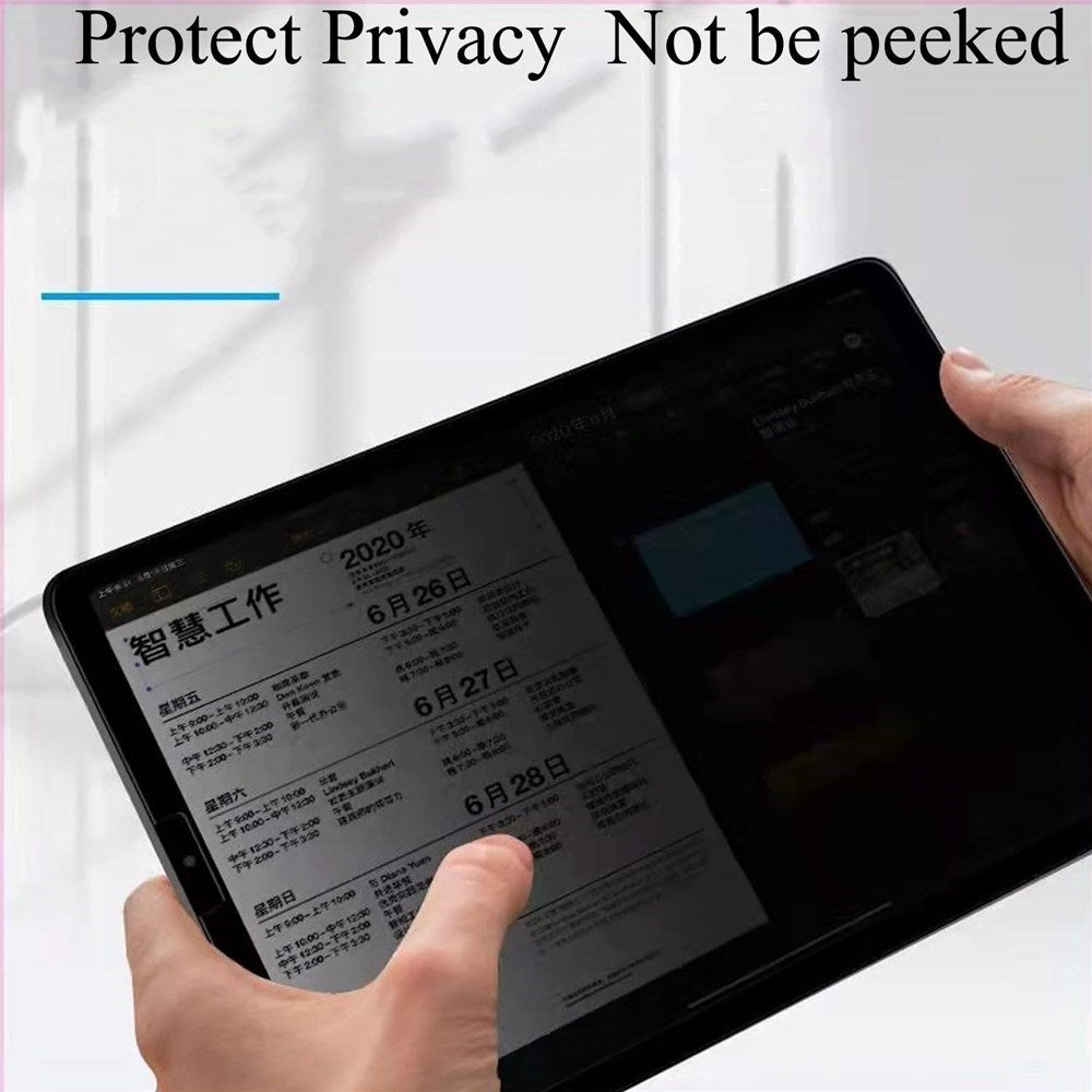 Samsung Galaxy Tab A9 Tempered Glass Screen Protector - Privacy Function - Transparent